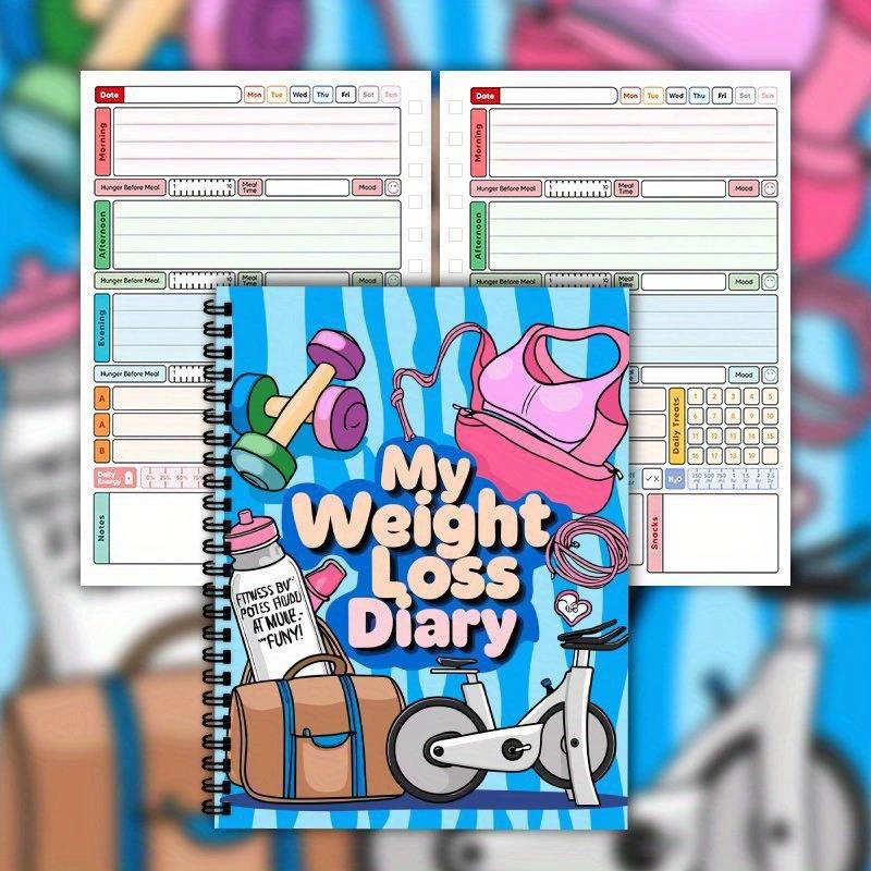 Fitness Journal Planner - Książka z planem odchudzania Mój dziennik