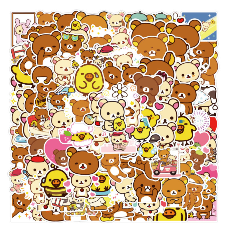 Fitness Journal Planner - 10/30/50/100 sztuk nowy Rilakkuma Diy telefon