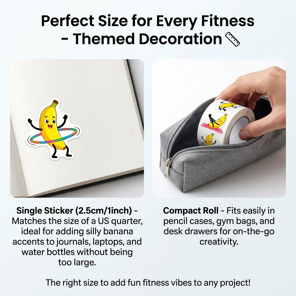 500 szt. Śmieszne naklejki fit – Fitness Journal Planner recenzja i cena